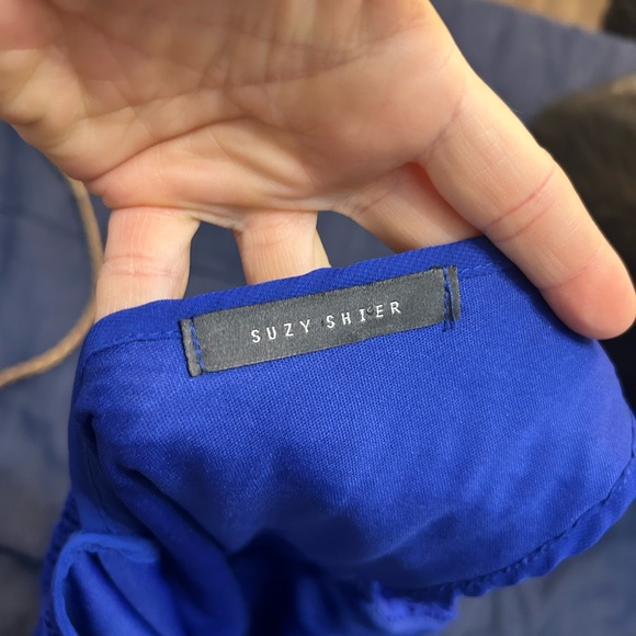 Suzy Shier Cobalt Blue Lace Mini Dress - Picture 5 of 6